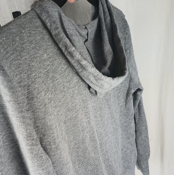Treasure & Bond Zip-Up Hoodie In Grey Medium Heather Size Medium 8 - 10 NWT - Picture 8 of 11